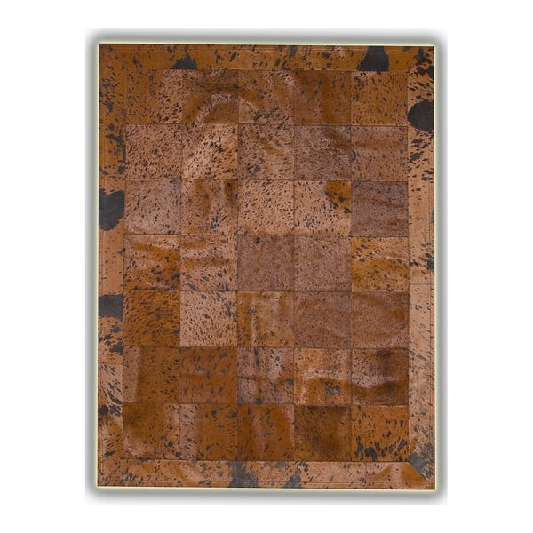 Kožený koberec Pipsa Plain, 180 × 120 cm