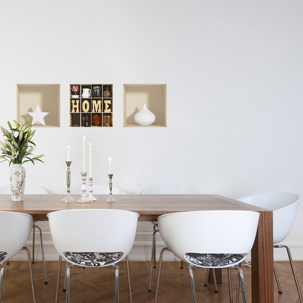 Sada 3 samolepiek s 3D efektom Fanastick Home-image-1