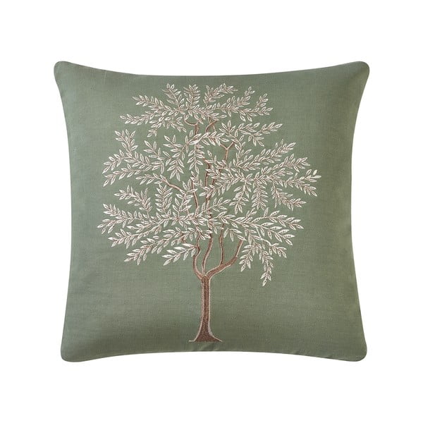 Bavlnený dekoračný vankúš 45x45 cm Woodland Trees Embroidered – Catherine Lansfield