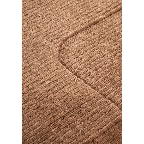 Hnedý ručne tkaný vlnený koberec 120x170 cm Charlotte – Villeroy&Boch-image-4