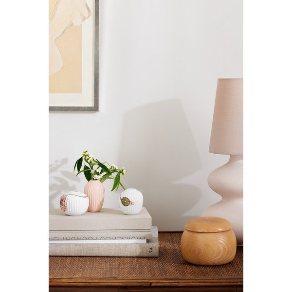 Súprava 3 miniatúrnych porcelánových váz Kähler Design Hammershøi Poppy-image-1