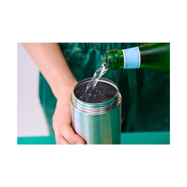 Fľaša z nehrdzavejúcej ocele v striebornej farbe/šalviová zelená 700 ml Vita – Mepal-image-2