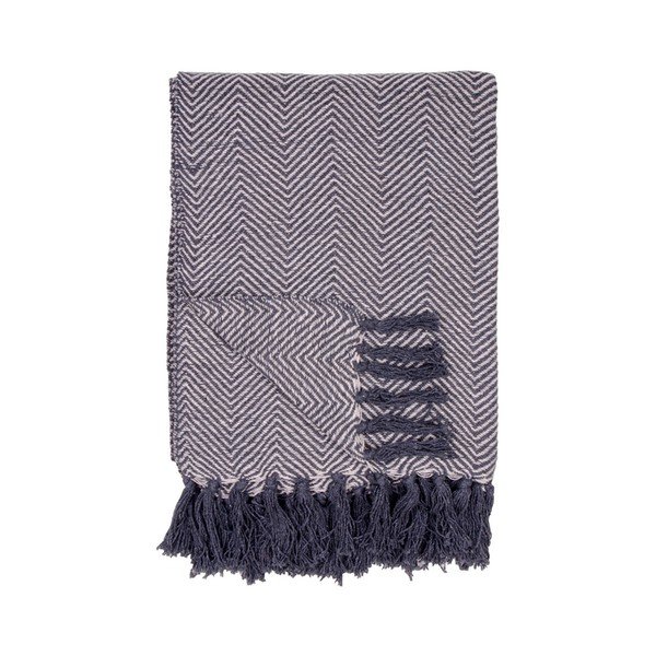 Čierno-biela deka House Nordic Cort, 170 × 130 cm