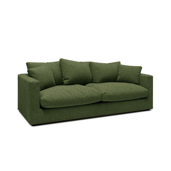 Tmavozelená pohovka 220 cm Comfy - Scandic-image-1
