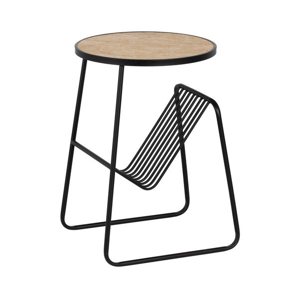 Okrúhly odkladací stolík 46x48 cm – Ixia