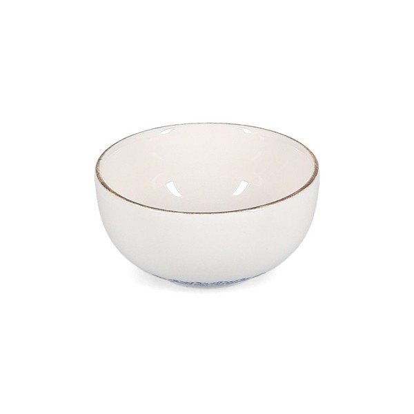 Biela/modrá porcelánová miska 210 ml Azul – BonBistro