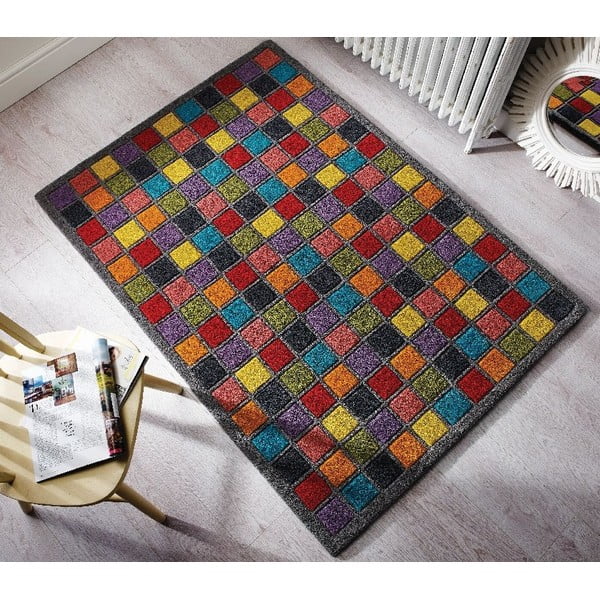 Vlnený koberec Flair Rugs Illusion Campari, 120 × 170 cm
