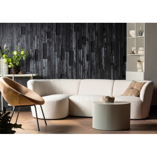 Béžový okrúhly konferenčný stolík ø 60 cm Sanne – WOOOD-image-1