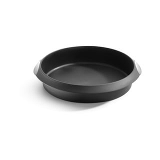 Čierna silikónová forma na pečenie Lékué, ⌀ 26 cm