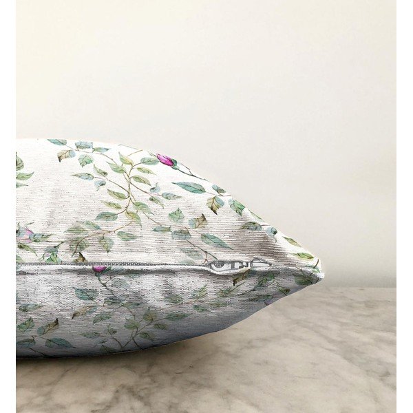 Béžová obliečka na vankúš s prímesou bavlny Minimalist Cushion Covers Roses, 55 x 55 cm-image-1