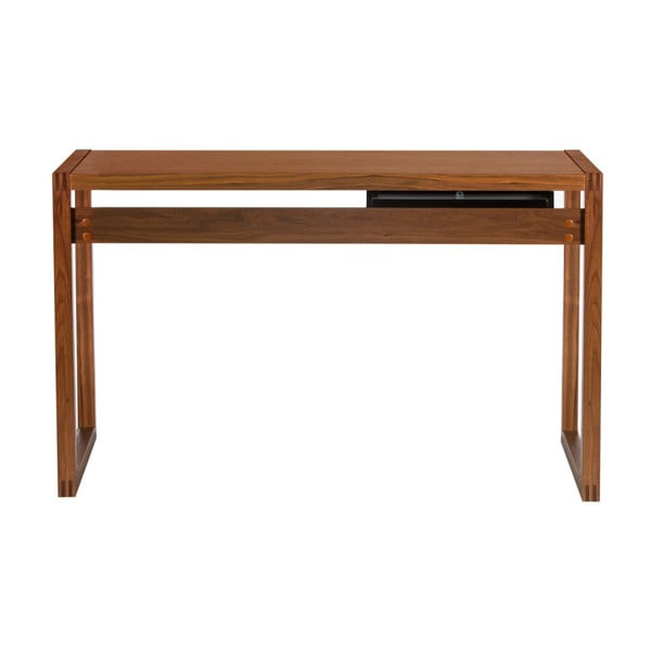 Pracovný stôl z orechového dreva We47 Renfrew, 126 × 55 cm