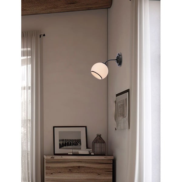 Čierno-biele nástenné svietidlo Marinen – Candellux Lighting-image-1