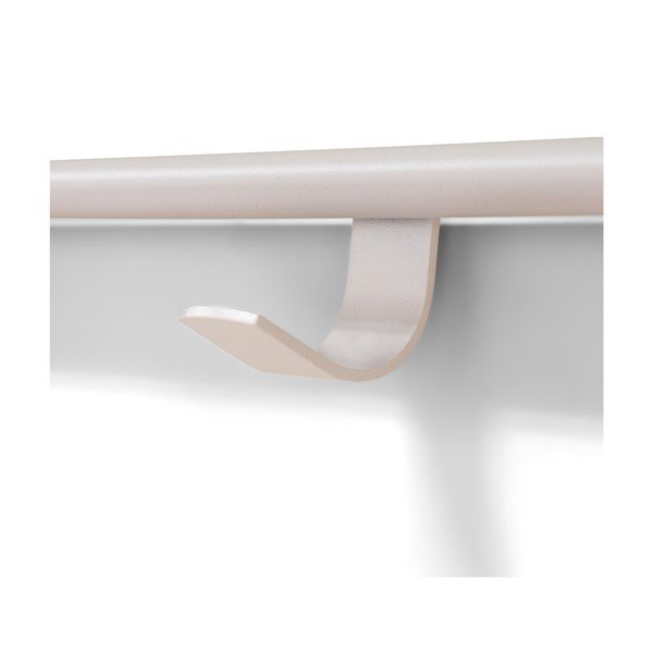 Taupe oceľový nástenný vešiak s poličkou 60 cm Rex – Spinder Design-image-4