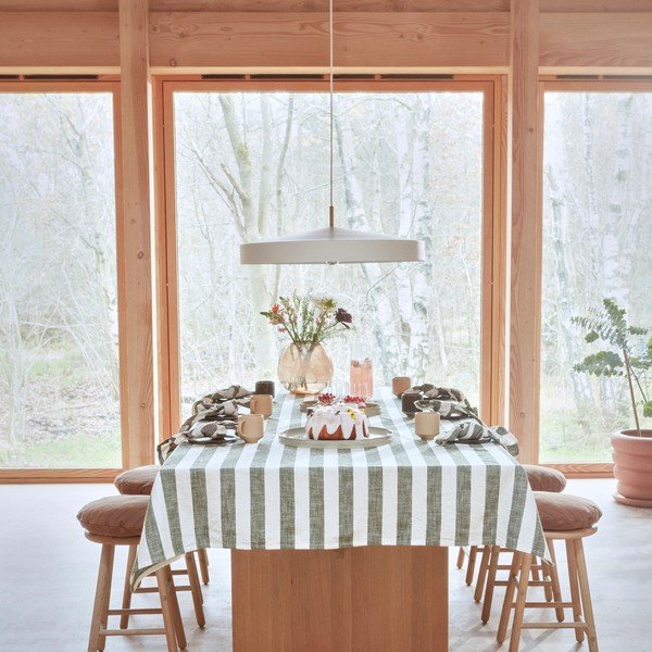 Obrus z bio bavlny 140x260 cm Striped – OYOY Living Design-image-1