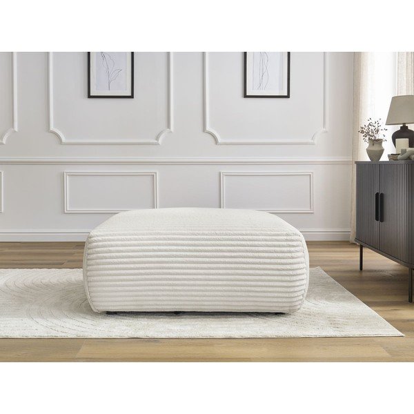 Krémová menčestrová podnožka Lucien – Bobochic Paris-image-1