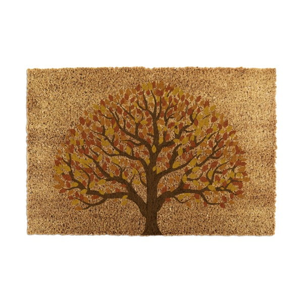 Rohožka z kokosového vlákna 40x60 cm Autumnal Tree of Life – Artsy Doormats