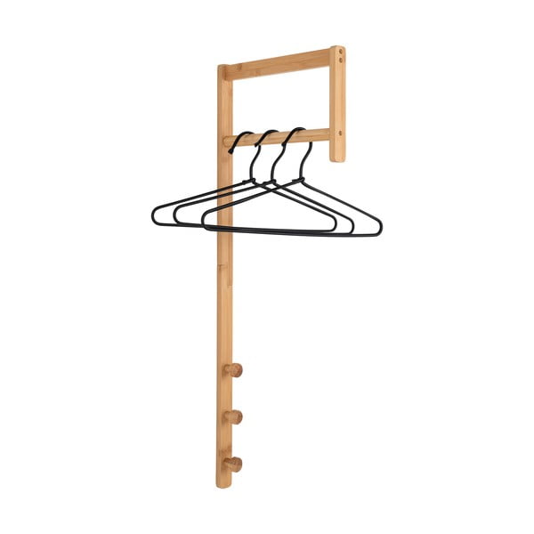 Bambusový nástenný vešiak v prírodnej farbe Trento – House Nordic-image-1