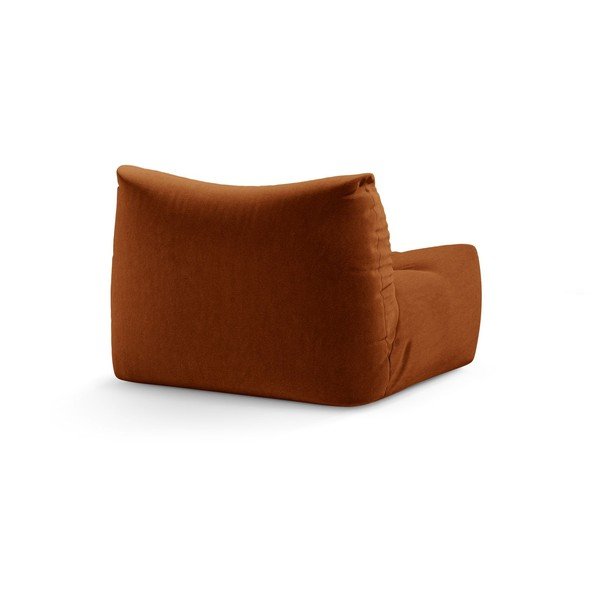 Oranžový zamatový vankúš na sedenie Tove – Micadoni -image-3