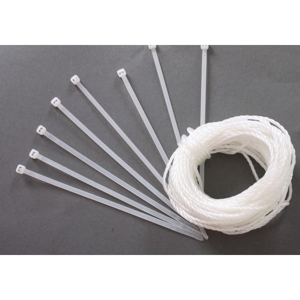 Biela plastová balkónová zástena 300x90 cm - Garden Pleasure-image-2