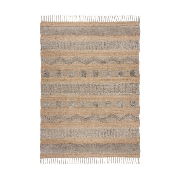 Svetlosivý/v prírodnej farbe koberec 120x170 cm Medina – Flair Rugs