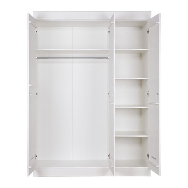 Biela trojkrídla skriňa WOOOD Locker-image-2