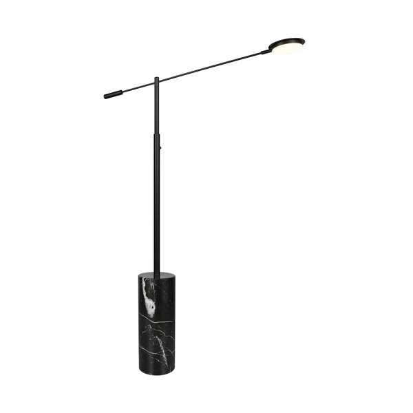 Čierna LED stojacia lampa (výška  145 cm) Fiore – Trio Select