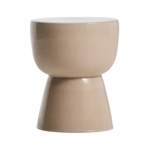 Keramický okrúhly záhradný stolík 36x36 cm Mesquida – Kave Home