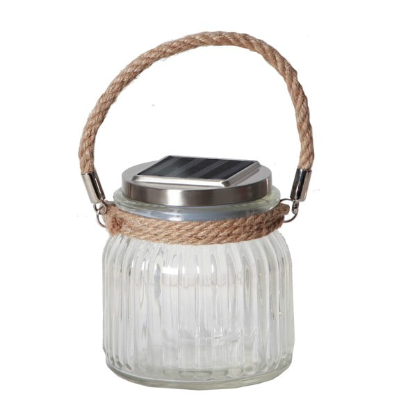 LED lampáš Star Trading Glass, výška 11,5 cm