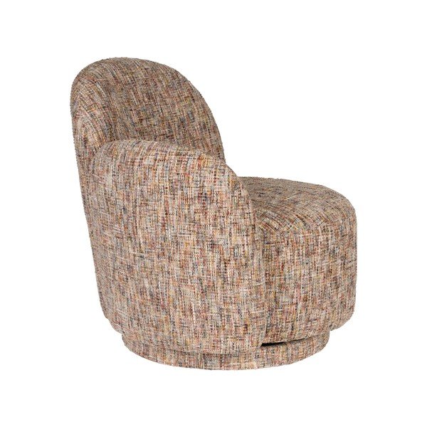 Béžové otočné ženilkové kreslo Rose – Dutchbone