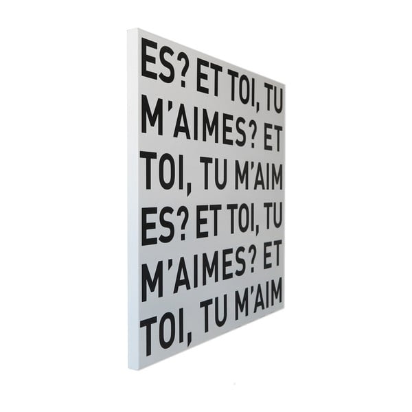 Magneticka tabuľa dESIGNoBJECT.it E Toi, 50 x 50 cm-image-1