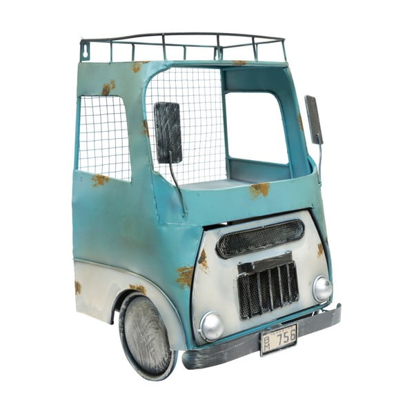 Polica v tvare retro dodávkového vozidla Novita Blue Van