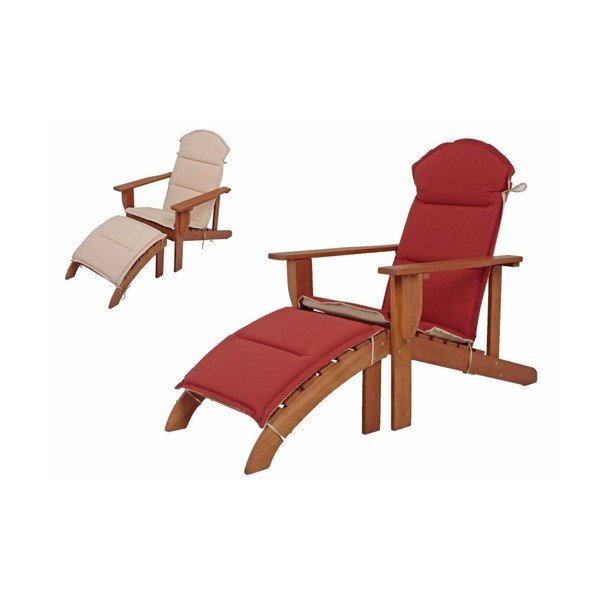 Hnedé drevené záhradné ležadlo Harper – Garden Pleasure-image-1