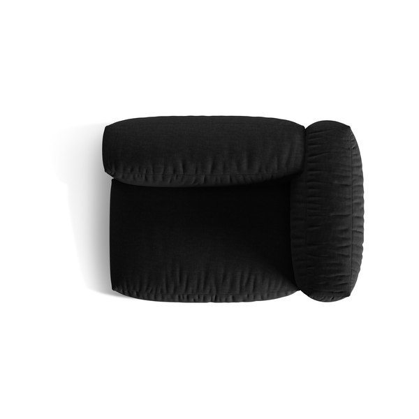 Čierny modul pohovky (pravý roh) Martina – Micadoni Home-image-4