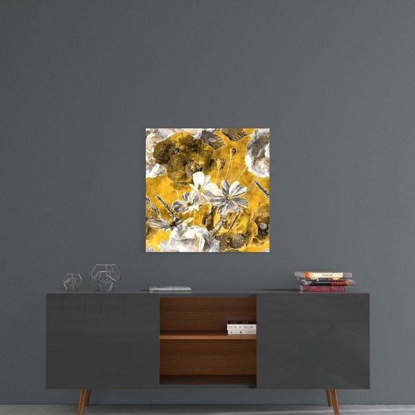 Sklenený obraz Insigne Daisies, 40 x 40 cm-image-1