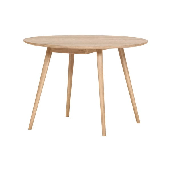 Svetlohnedý jedálenský stôl WOOD AND VISION Round, ⌀ 105 cm