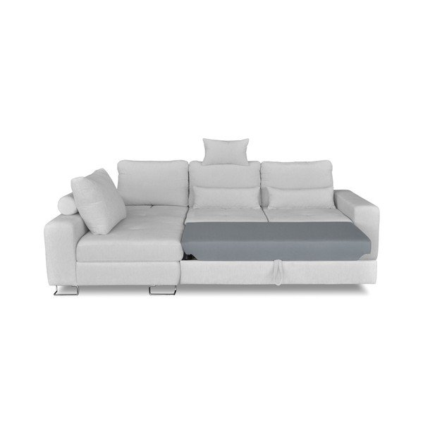 Svetlá rohová rozkladacia pohovka Windsor & Co. Sofas Alpha, ľavý roh-image-4