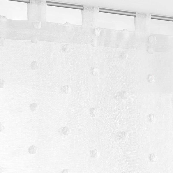 Biela záclona 60x160 cm Pompinou – douceur d'intérieur-image-2