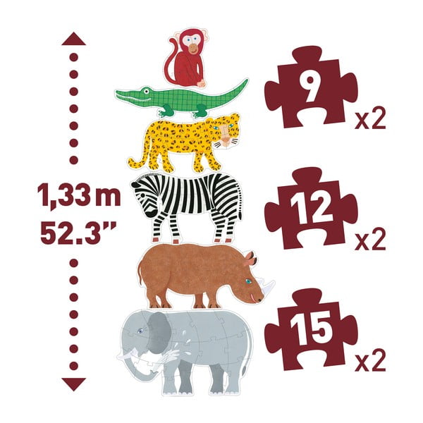 Detské puzzle Djeco Giga Jungle-image-2