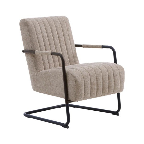 Béžové kreslo Trout – Unique Furniture