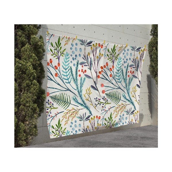 Piknik deka Surdic Manta Picnic Flores Vintage s motívom kvetov, 140 x 170 cm-image-1