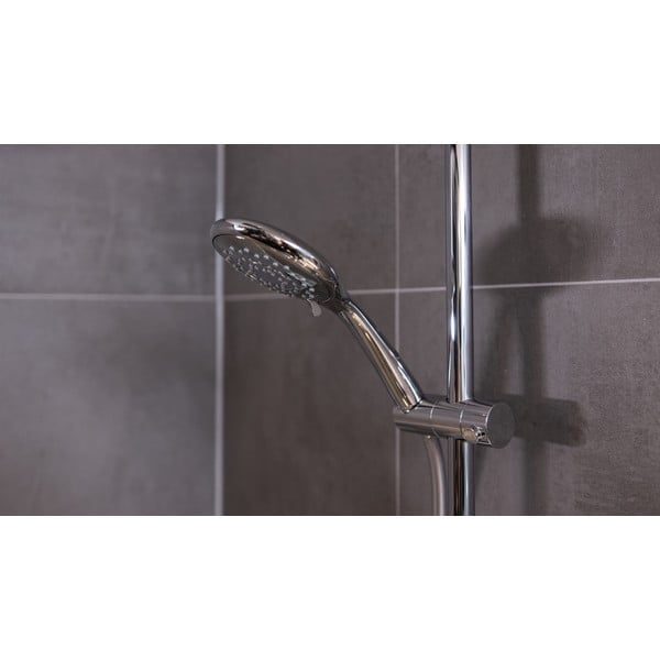 Úsporná chrómovaná sprchová hlavica Wenko Automatic, ø 11 cm-image-3