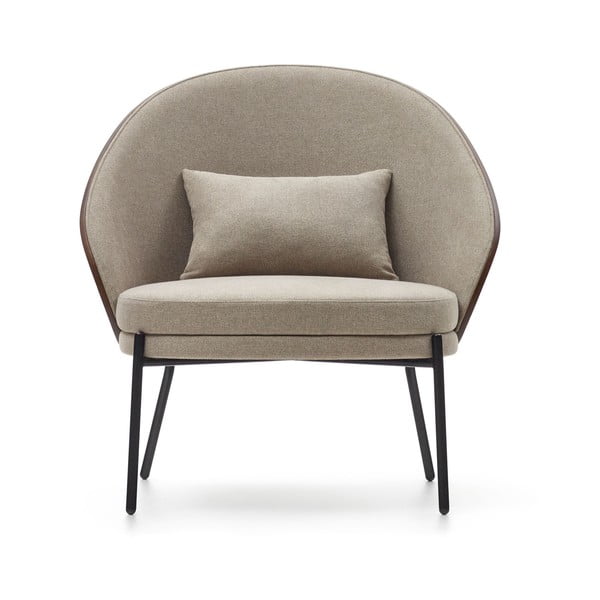 Svetlohnedé kreslo Eamy – Kave Home-image-2