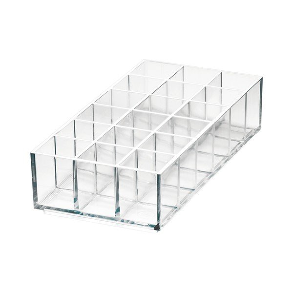 Kúpeľňový organizér na kozmetiku z recyklovaného plastu Lip Station - iDesign-image-4