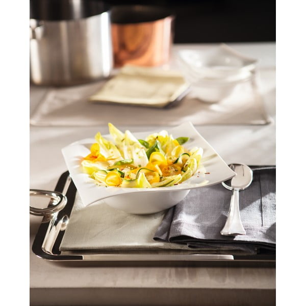 Biela porcelánová miska Maxwell & Williams Motion, 19 x 19 cm-image-2