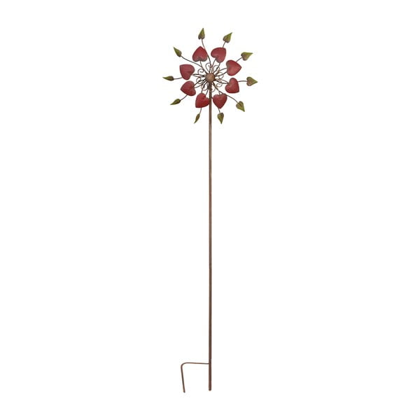 Zapichovací veterník na zahradu Flower, 146 cm
