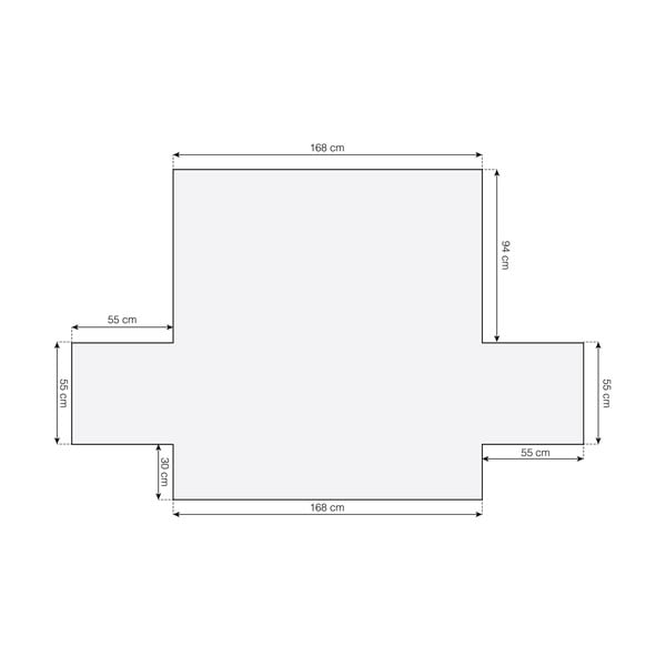 Červený 3-miestny ochranný poťah na pohovku Lounge – douceur d'intérieur-image-3