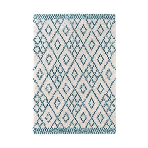 Modrý koberec Mint Rugs Ornament, 80 × 150 cm