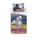 Bavlnené detské obliečky na jednolôžko 140x200 cm Horse "Meadow" – Jerry Fabrics