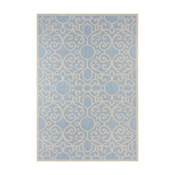 Modro-béžový vonkajší koberec NORTHRUGS Nebo, 160 x 230 cm