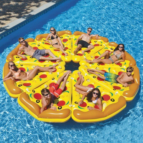 Nafukovací matrac InnovaGoods Pizza-image-2